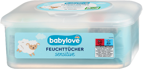 Feuchttücher sensitive Box, 80 St