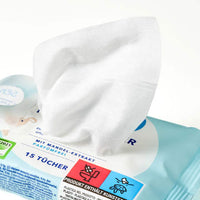 Gevoelige vochtige doekjes, 15 stuks