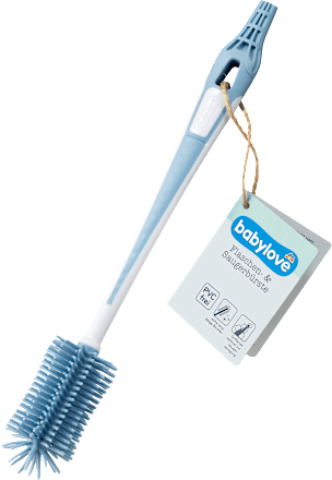 Flaschen- und Saugerbürste blau-grau, 1 St