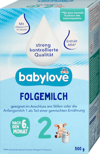 Folgemilch 2 nach dem 6. Monat, 500 g