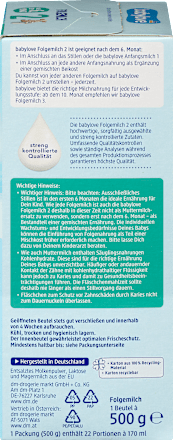 Folgemilch 2 nach dem 6. Monat, 500 g