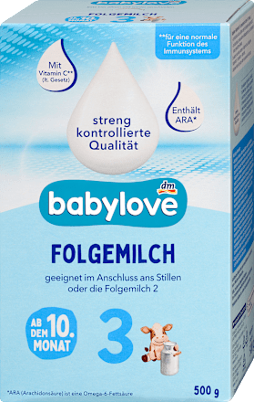 Folgemilch 3 ab dem 10. Monat, 500 g