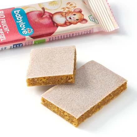Frucht-Getreide-Riegel Apfel-Banane ab 1 Jahr (4x25 g), 100 g