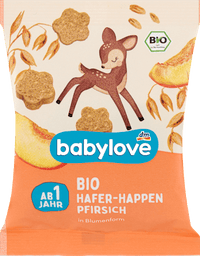 Frucht-Getreide-Riegel Happen Hafer & Pfirsich ab 1 Jahr, 40 g