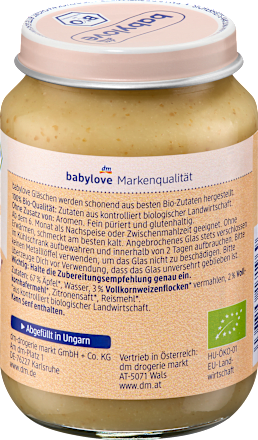 Frucht & Getreide Apfel mit Vollkornflocken, ab dem 6.Monat, 190 g