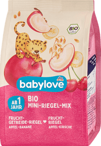 Fruchtriegel Mini-Riegel-Mix (8 x 12,5g) ab 1 Jahr, 100 g
