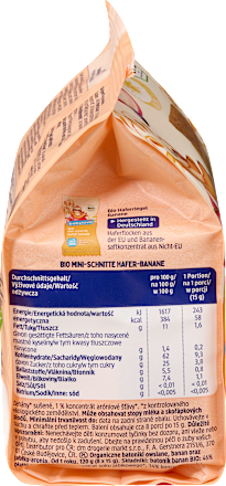 Fruchtriegel Mini-Schnitten-Mix (8 x 15g) ab 1 Jahr, 120 g