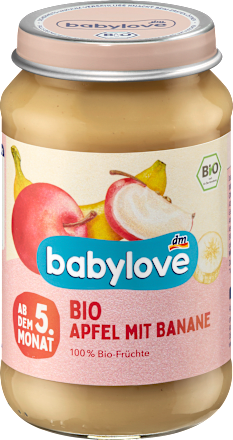 Früchte Apfel mit Banane ab dem 5. Monat, 190 g