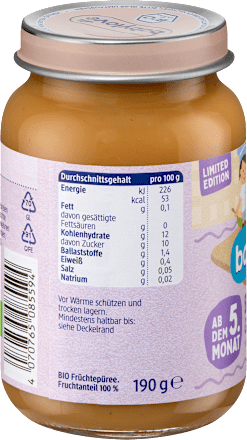 Früchte Gartenfrüchte ab dem 5. Monat, 190 g