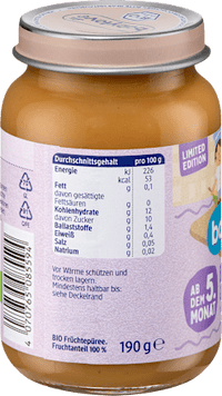 Früchte Gartenfrüchte ab dem 5. Monat, 190 g