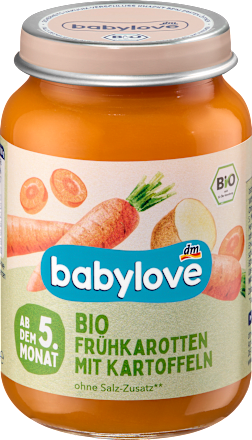 Gemüse Frühkarotten mit Kartoffel ab dem 5. Monat, 190 g