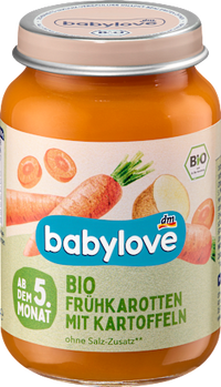 Gemüse Frühkarotten mit Kartoffel ab dem 5. Monat, 190 g