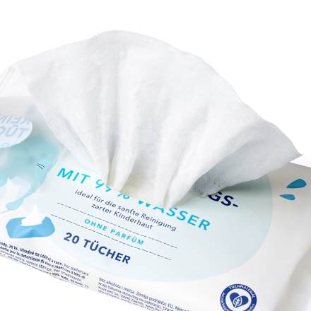 Reinigingsdoekjes voor gezicht en handen, 20 stuks