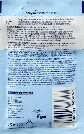 Handwaschschaum Konzentrat Nachfüllpack, 25 ml