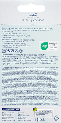 Insektenschutz für Kinderwagen Universal anthrazit, 1 St