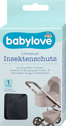 Insektenschutz-Netz für Kinderwagen Universal anthrazit, 1 St