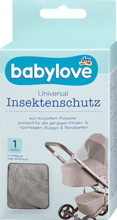 Insektenschutz-Netz für Kinderwagen Universal grau, 1 St