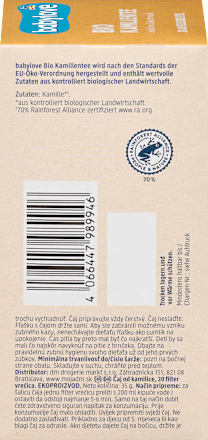 Kamillentee mild im Geschmack ab dem 5. Monat (20 Beutel), 35 g