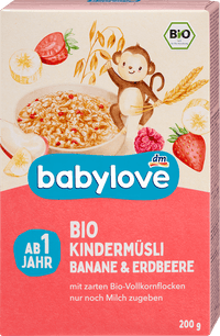 babylove Kindermüsli Banane-Erdbeere ab 1 Jahr, 200 g