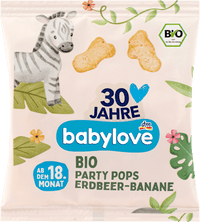 Kindersnack Party Pops Erdbeer-Banane ab dem 18. Monat, 20 g