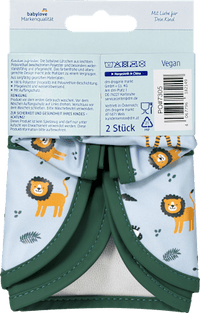 Lätzchen blau/grün, 2 St babylove