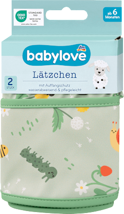 Lätzchen grün Garten, 2 St