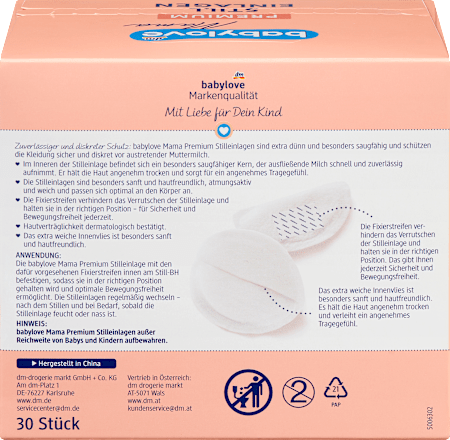 Stilleinlagen Premium extra dünn, 30 St