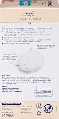 Stilleinlagen weiß, 30 St