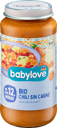 Menü Chili sin Carne ab dem 12. Monaten, 250 g