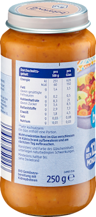 Menü Chili sin Carne ab dem 12. Monaten, 250 g