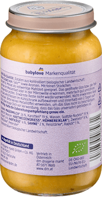 Menü Käsespätzle mit Gemüse ab dem 8.Monat, 220 g
