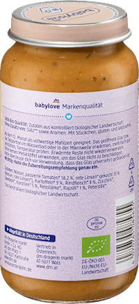 Menü Linsengemüse mit Rind ab dem 12.Monat, 250 g