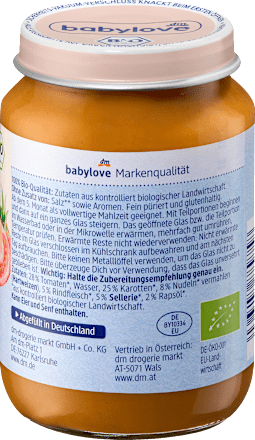 Menü Spaghetti Bolognese ab dem 5. Monat, 190 g