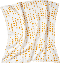Mousseline doeken starterset wit/mosterd, 9 stuks