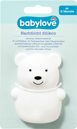 Nachtlampje siliconen, 1 stuk