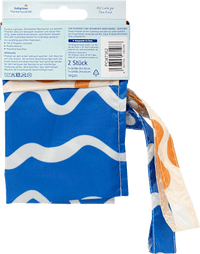 Nasstaschen-Set blau/beige, 2 St