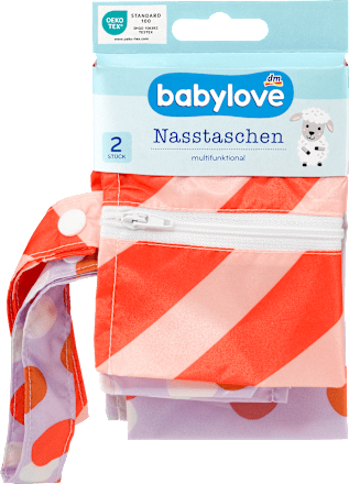 Nasstaschen-Set rosa, 2 St babylove