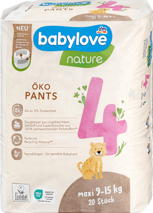 Babybroekjes maat 4 Maxi (9-15 kg), 20 stuks