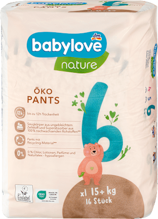 Babybroekjes maat 6 XL (15+ kg), 16 stuks