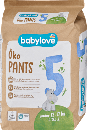 Baby Pants Öko Gr. 5 junior (12-17 kg), 18 St