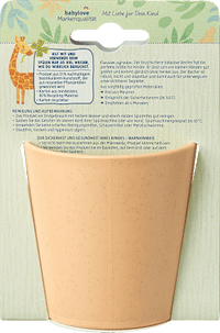 Becher orange, 1 St babylove nature