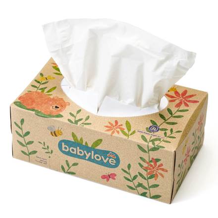 Natuurlijke droge verzorgingsdoekjes, 160 stuks