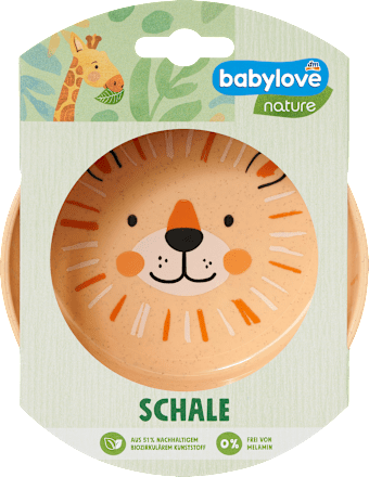 Schale orange, 1 St babylove nature
