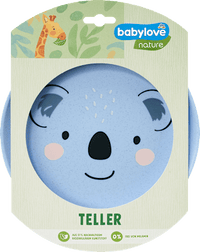 Teller blau, 1 St babylove nature