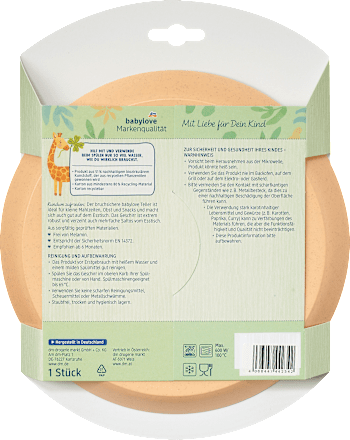 Teller orange, 1 St babylove nature