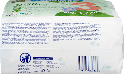 Luiers maat 3 Midi (4-9 kg), 36 stuks