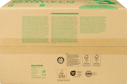 Nature luiers maat 3 midi, maandverpakking, 144 stuks