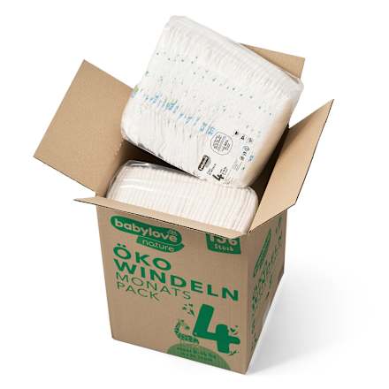 Nature Eco Luiers, Maat 4 Maxi (8-14 kg), Maandelijkse Doos, 136 stuks
