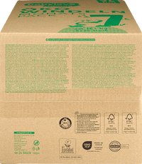 Nature Eco luiers, maat 7 XXL (16+ kg), maandverpakking, 96 stuks