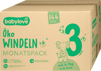 Windeln Öko Gr. 3 midi (4-9 kg) Monatspack, 144 St